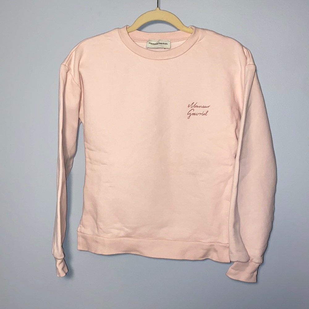 MANSUR GAVRIEL sweatshirt pink